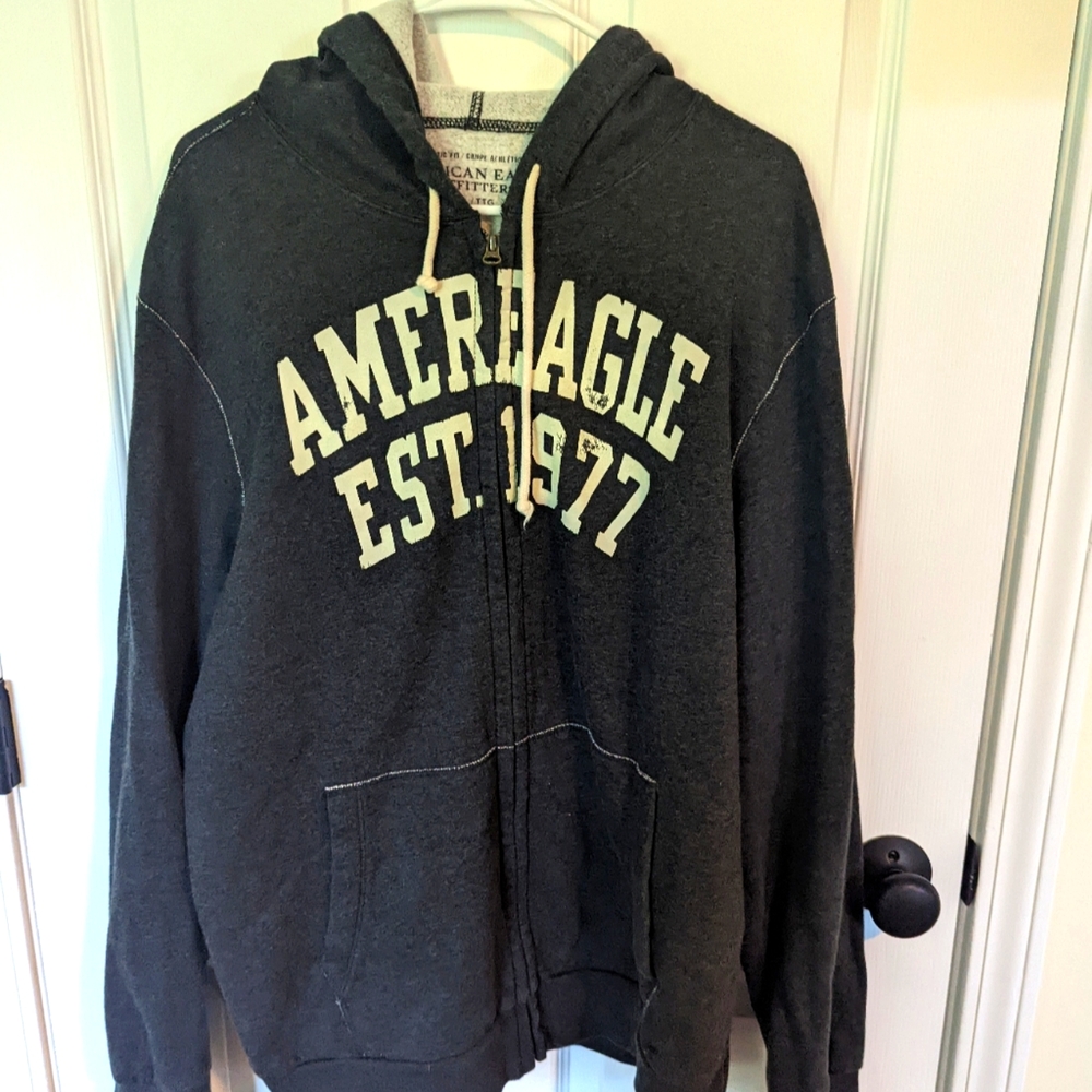 Men's American Eagle Zip Hoodie
